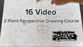 2 Point Perspective Drawing Course - 16 videos