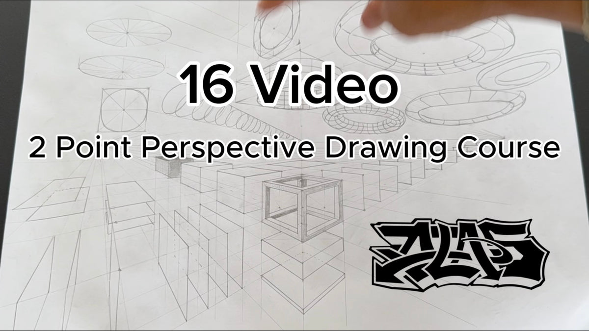 2 Point Perspective Drawing Course - 16 videos
